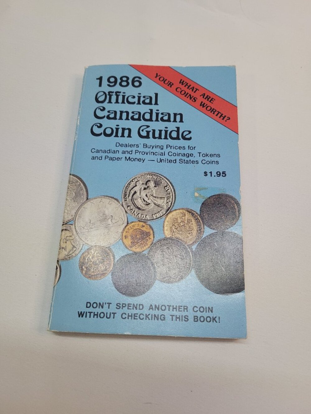 1986 Official Canadian Coin Guide Paperback Collector Reference Book